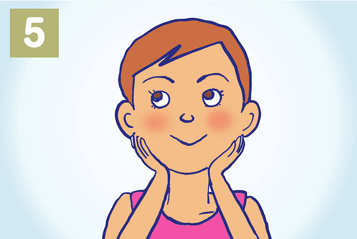 視力アップ体操のイラスト