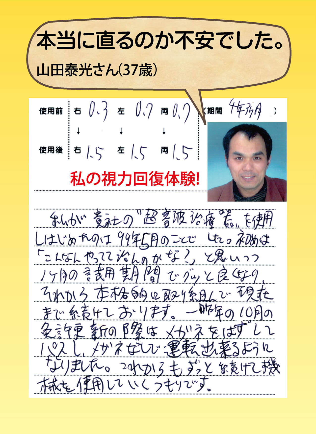 運転免許証更新で視力検査にパスするために Of 視力回復の視力ケアセンター 運転免許証更新で視力検査にパスするために Of 視力回復の視力ケアセンター