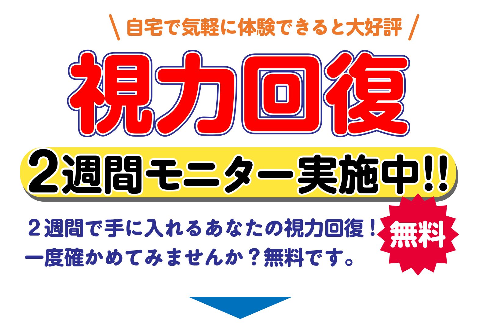 視力回復2週間体験
